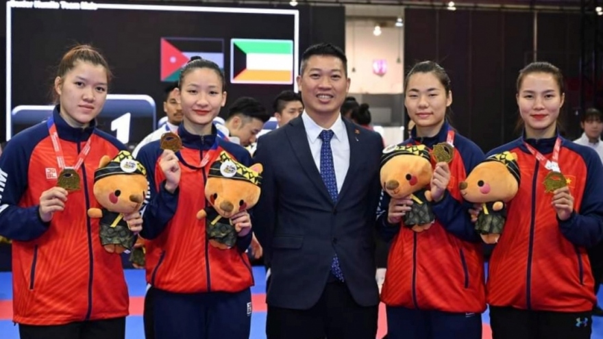 Vietnam wins gold medal at Asian karate championships